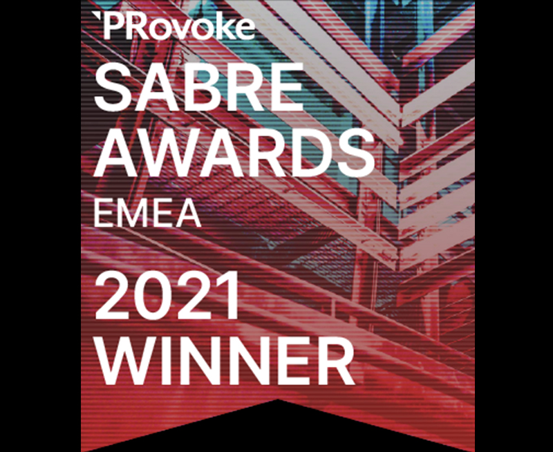 Small budget award – SABRE EMEA Awards 2021 award