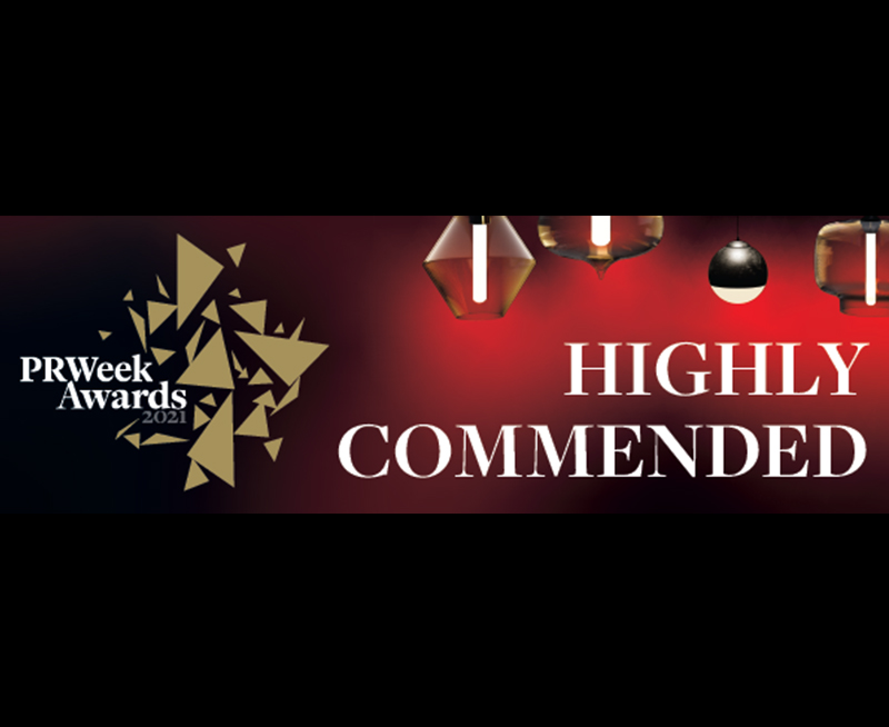 Healthcare: Ethical & OTC consumer – Highly Commended – PR Week 2021 award
