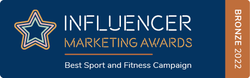 Best sport & fitness campaign - UK Influencer Marketing Awards 2022 award